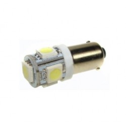 Lâmpada LED T4W/BA9S 5SMD5050 12V 0.8W 6000..6500K 45lm - 306-2946