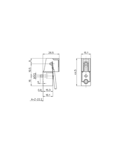 SUPORTE R7S SEM BARRA C/ FIO A.A.G. STUCCHI 204/TF - 22512200 2