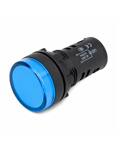 SINALIZADOR LED AZUL de PAINEL 230V furo Ø22mm - 500LL9050-5