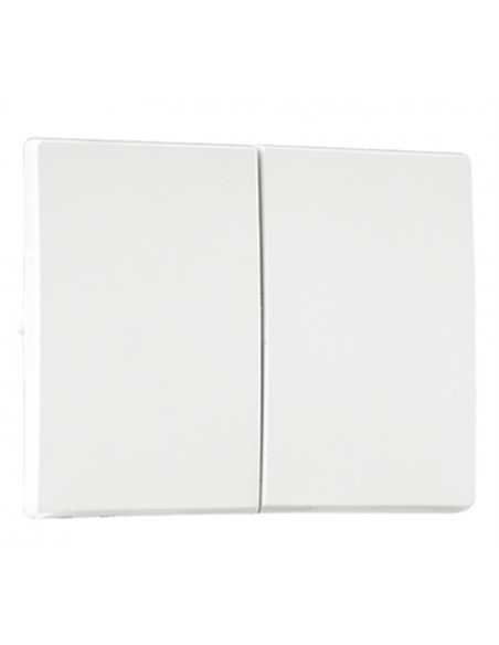 TECLA DUPLA BRANCA 70611TBR - 70611TBR