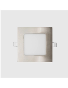 LED PAINEL QUADRADO NIQUEL 6W CCT Maxled 43028 - 721.43028