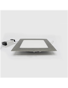 LED PAINEL QUADRADO NIQUEL 6W CCT Maxled 43028 - 721.43028 2