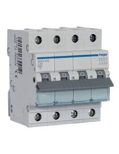 Disjuntor 4P 40A C 3kA 4M MWN440 - MWN440
