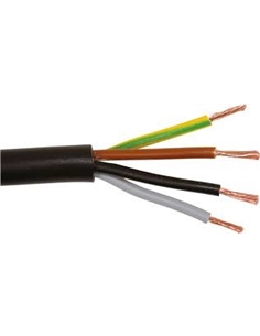 CABO H05VV-F FVV 300/500V 4G1,5 PRETO - 0000027N