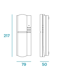 TELEFONE COMPACTO VISUALTECH 2 fios AUTA 700205 - AUTA700205 2