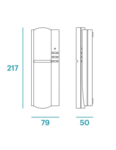 TELEFONE COMPACTO VISUALTECH 2 fios AUTA 700205 - AUTA700205