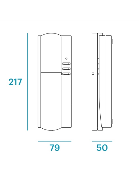 TELEFONE COMPACTO VISUALTECH 2 fios AUTA 700205 - AUTA700205