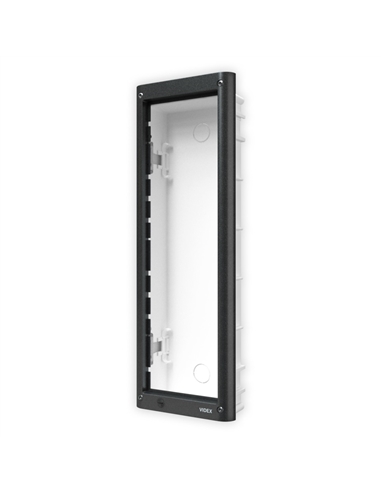 PORTA-MODULOS ENCASTRAR 3M CINZA ESCURO VIDEX 4853 - VX-4853