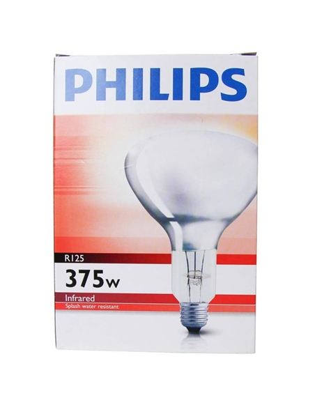 LAMPADA INFRARED R125 375W E27 230-250V CL PHILIPS 12659725 #2 - 12659725
