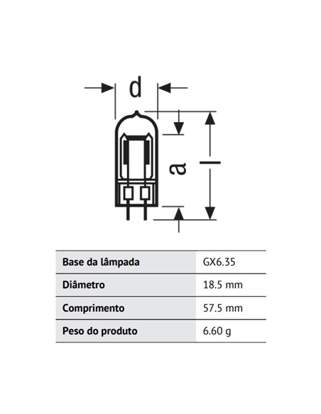 LAMPADA HALOGÉNIO 64540 P1/13 230V 650W GX6.35 OSRAM #1 - 158221