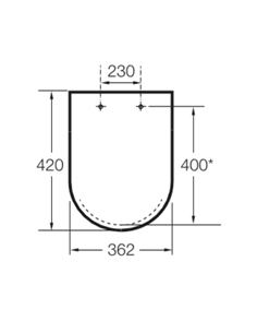 TAMPO SANITA MERIDIAN queda amortecida ROCA A8012AC00B - A8012AC00B 2
