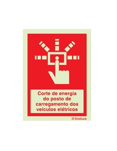 PLACA SINALUX CORTE ENERGIA VEICULOS ELETRICOS P0557 150x200 - P0557F15201FQPT