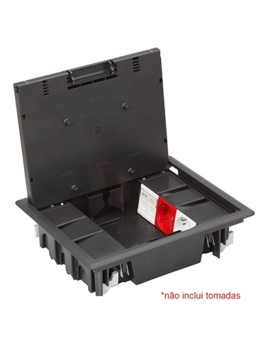 CAIXA CHÃO ANTRACITE - 12 MÓDULOS 83006CAT - 83006CAT