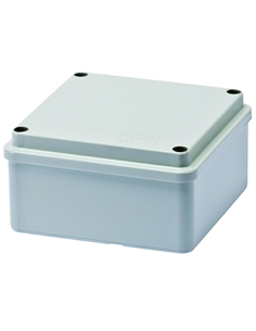 Caixa derivação lisa Cinza 100x100x50mm IP56 Gewiss GW44204 - GW44204