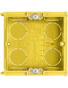 CAIXA ENCASTRAR 2 MODULOS 502E - 502E