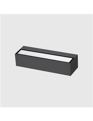 Aplique LED parede CCT3 antracite 2x10W 2525Lm MAXLED 38864 - 721.38864