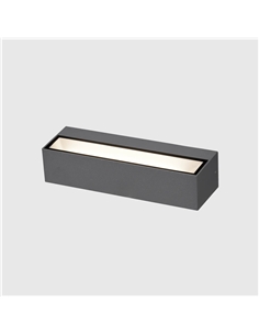 Aplique LED parede CCT3 antracite 2x10W 2525Lm MAXLED 38864 - 721.38864 2
