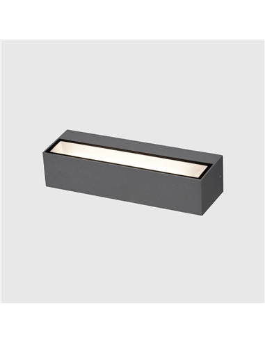 Aplique LED parede CCT3 antracite 2x10W 2525Lm MAXLED 38864 #5 - 721.38864