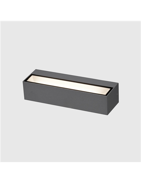 Aplique LED parede CCT3 antracite 2x10W 2525Lm MAXLED 38864 #5 - 721.38864