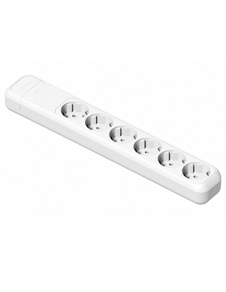 BLOCO TOM. SEXTUP. BRANCO C/ TERRA S/ CABO 16A FAMATEL 2507F - 5002507F