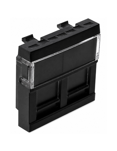 MODULO DUPLO P/CONETORES RJ45 2 MOD PT MATE 45971SPM - 45971SPM