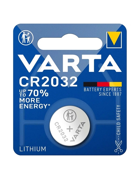 PILHA VARTA ELECTRONICS LITIO CR2032 - 9006032