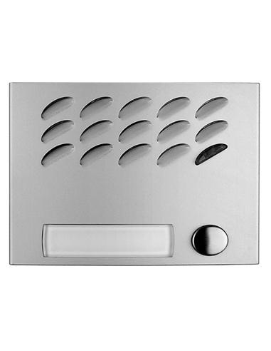 MÓDULO 1 BOTÃO ALUMINIO SISTEMAS 1+1 / 4+1 FARFISA MD11ED - FARMD11ED