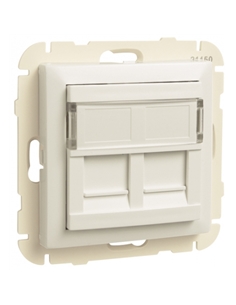 ARO C/MODULO DUPLO P/CONETORES RJ45 BRANCO 90442SBR - 90442SBR