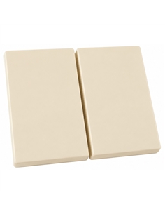 TECLA DUPLA MARFIM 70611TMF - 70611TMF