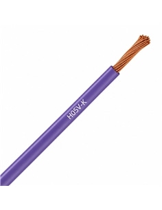 Fio Flexível H05V-K FV 1 Roxo / Violeta - 0000171N