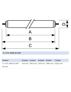 LAMP. ANTI-DEFLAGRANTE TL-X XL 40W/33-640 PHILIPS 26137340 - 26137340 2