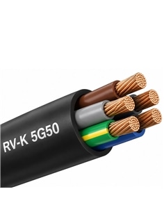 CABO RV-K 5G50 0,6/1kV PRETO - 0002550551N