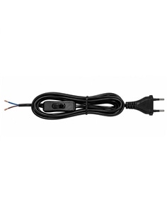 Extensão de Candeeiro com pêra 2.0m 80+120cm Preto - 03042201
