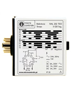Relé Alternância comando 2 electrobombas RAL-202-TEO 230Vac - RAL202TEO230V 2
