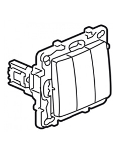 Niloé Antiga Interruptor Triplo Branco 664503 Legrand - 664503 2