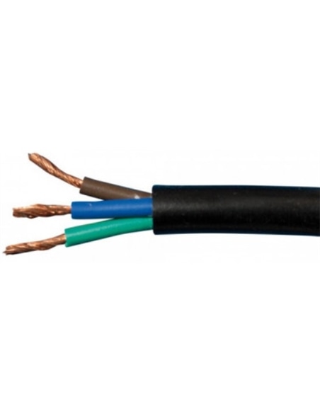 CABO H05VV-F FVV 300/500V 3G1,5 PRETO - 0000017N