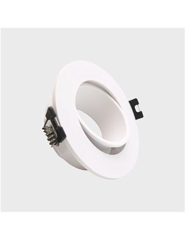 Aro GU10 Basculante Recuado Branco Redondo MAXLED 47040 - 721.47040