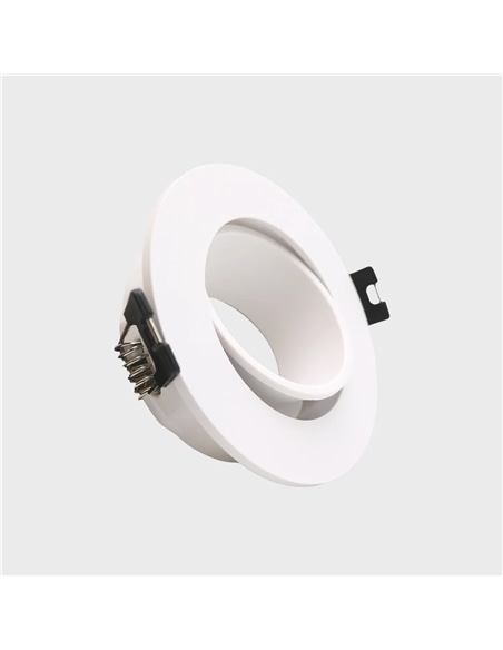 Aro GU10 Basculante Recuado Branco Redondo MAXLED 47040 - 721.47040