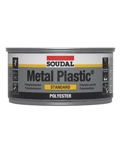 MASSA POLiÉSTER 2 COMPONENTES Metal Plastic Standard 250g - 5411183009080