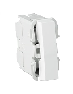 Comutador de escada simples 1/2 Siza branco 45078SBR - 45078SBR