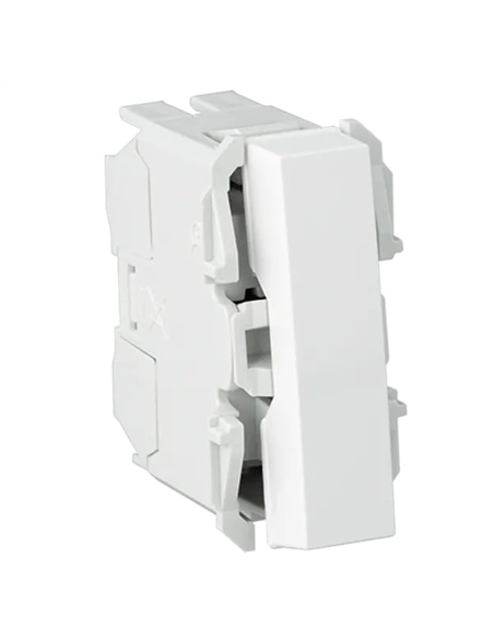 Comutador de escada simples 1/2 Siza branco 45078SBR - 45078SBR