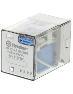 Relé 11 Pinos bobine 110Vdc 3PDT 10A FINDER 60.13.9.110.0040 - 601391100040
