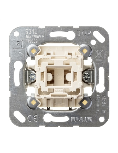 Botão de pressão Unipolar NA 10A 250V Jung 531 U - JUNG531U