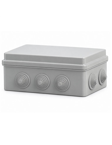 Caixa deriv. bucins cónicos IP54 175x110x66mm cinza JSL 223B - CX23B00CES03
