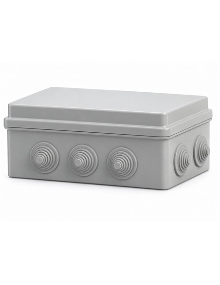 Caixa deriv. bucins cónicos IP54 175x110x66mm cinza JSL 223B - CX23B00CES03