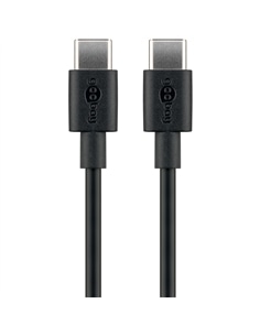 Cabo USB-C 3.0A Macho/Macho 2.0MT PRETO - 500-51243