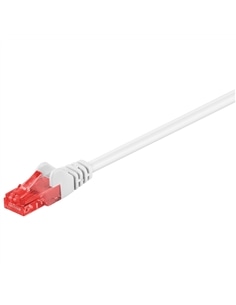 Cabo de rede RJ45 CAT6 U/UTP 1.5m - branco - 500-95598