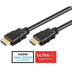 Cabo High Speed HDMI macho/HDMI macho c/Ethernet Preto 20 mt - 500-38523