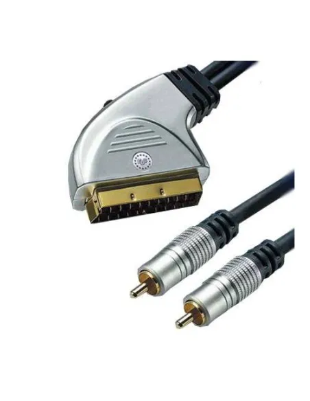 CABO SCART-2 RCA M HD A/V C/INT 1,5MT - 33126200