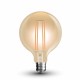 LAMPADA LED 7W FILAMENTO AMBAR G95 E27 V-TAC 7147 - 8957147